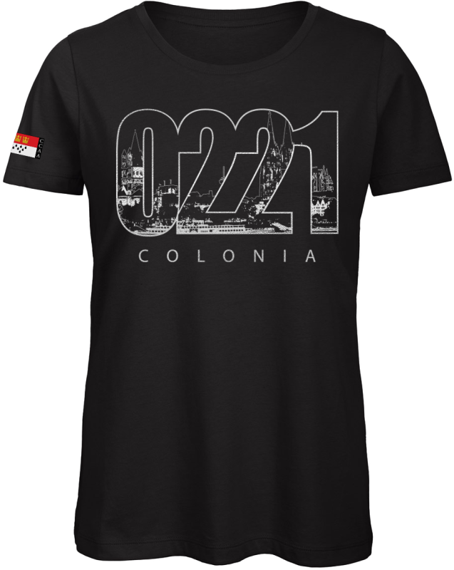Köln-Shirt »0221 Colonia« Herren Schwarz | Im Köln Shop online kaufen